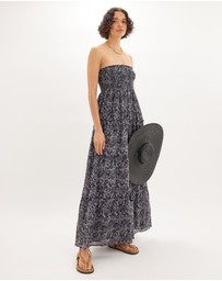 Amelius - Diane Batik Print Maxi Dress