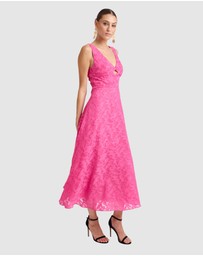 Honey and Beau - Stanley V Neck Midi Dress