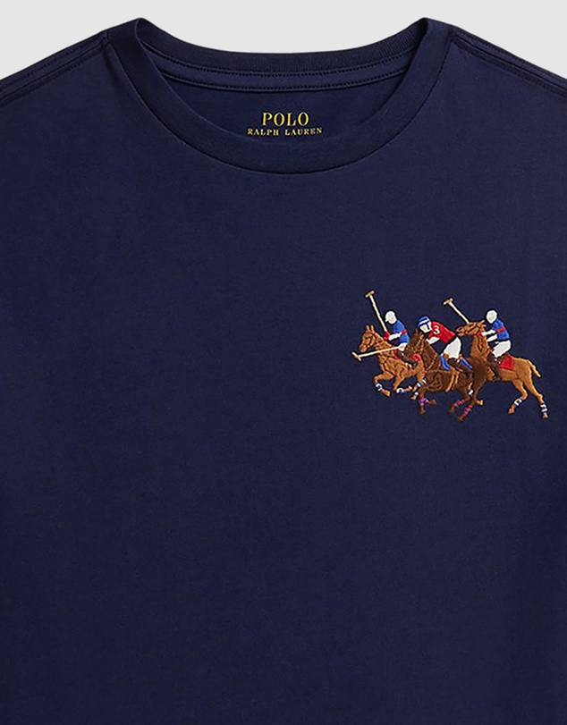 Polo Ralph Lauren - Triple-Pony Cotton Jersey Tee - Teens