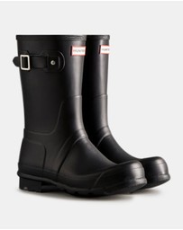 Hunter - Men's Original Short Boot Black