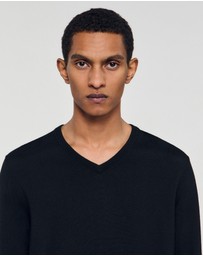 Sandro - Vneck Merinos Sweater
