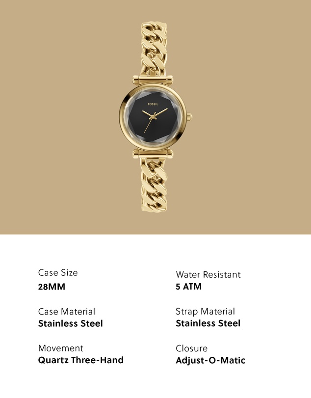 Fossil - Carlie Gold Analogue Watch