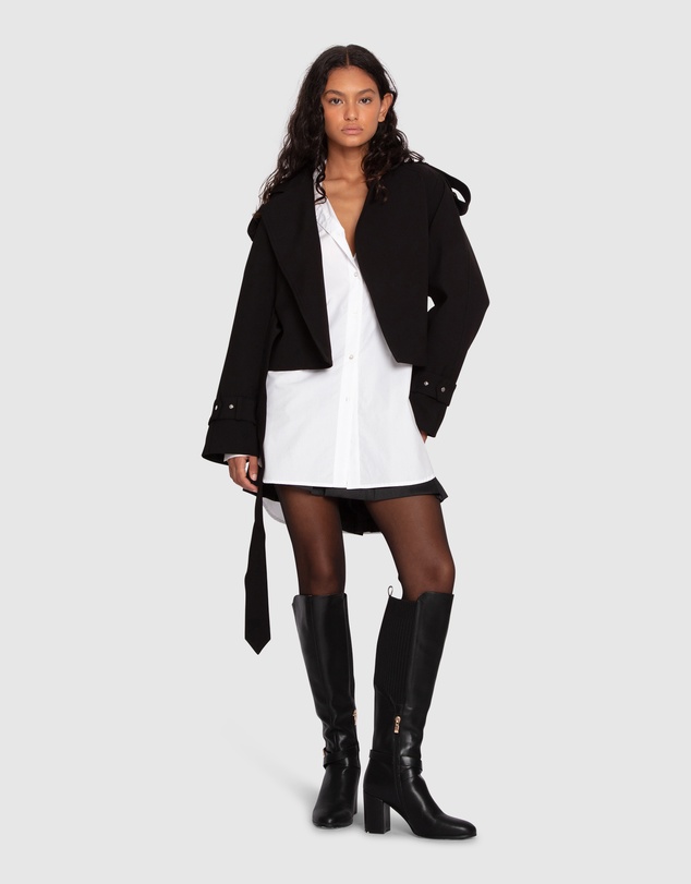 Belle & Bloom - Fast Car Cropped Trench