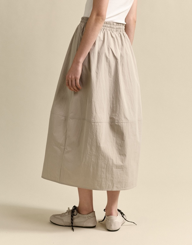 MVN - Drawstring Midi Skirt