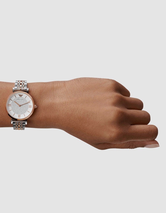 Emporio Armani - Two Tone Analogue Watch