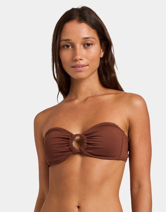 Roxy - Womens SD Beach Classics Bandeau Bikini Top