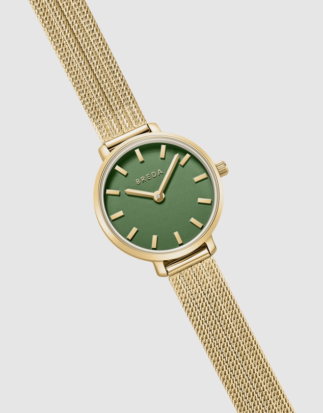 Breda - Beverly Tethered Gold and Metal Bracelet Watch, 25MM
