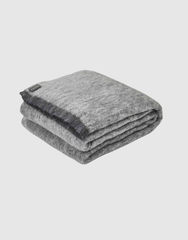 St Albans - Alpaca Throw Blanket Granite