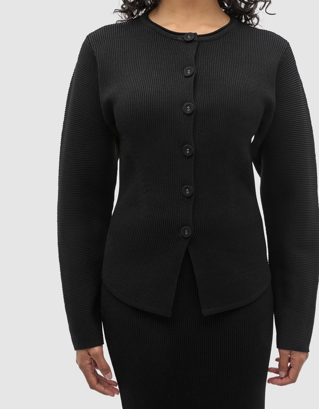 Seed Heritage - Crepe Ribbed Cardigan