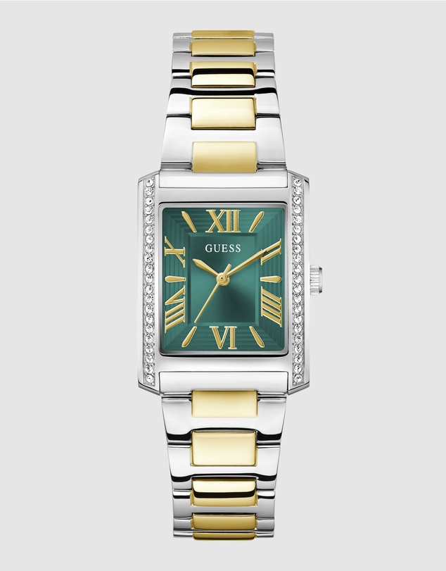 GUESS - Guess Ladies 2-Tone Silver Tone 27mm Analogue Watch