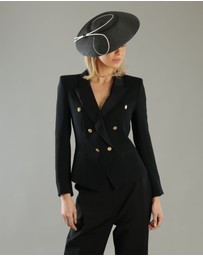 Morgan & Taylor - Claudette Fascinator in Black
