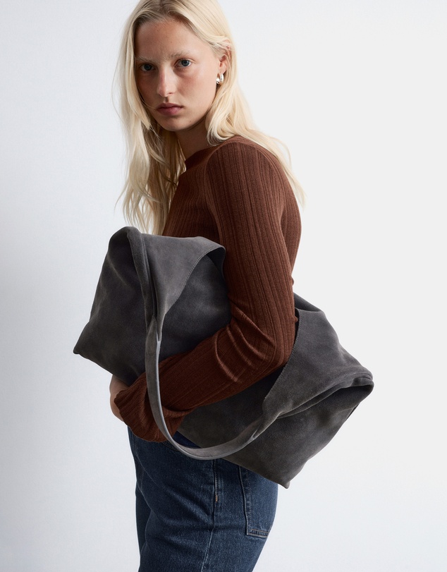 & Other Stories - Large Suede Tote Bag