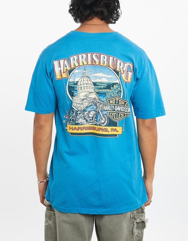Vintage by The Real Deal - Pre Loved - 1992 Harley Davidson Henley Tee
