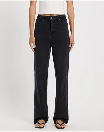 The Fated - Kaia High Waist Straight Jeans
