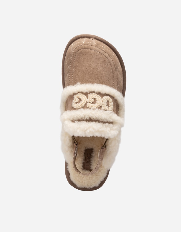 Ozwear Connection Uggs - UGG Violet Matelassé Shearling Slipper (Elastic Logo, Detachable Feature)