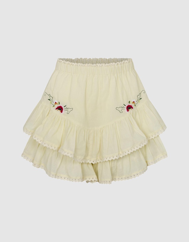 KINGA CSILLA - Reka Embroidered Fae Frill Skort