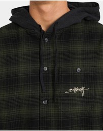 Billabong - Mens Baja Surf Hooded Flannel Shirt