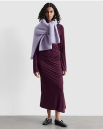 & Other Stories - Gathered Midi Dress