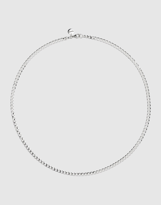 Najo - Cuban Men's Silver Chain Necklace 4.3mm