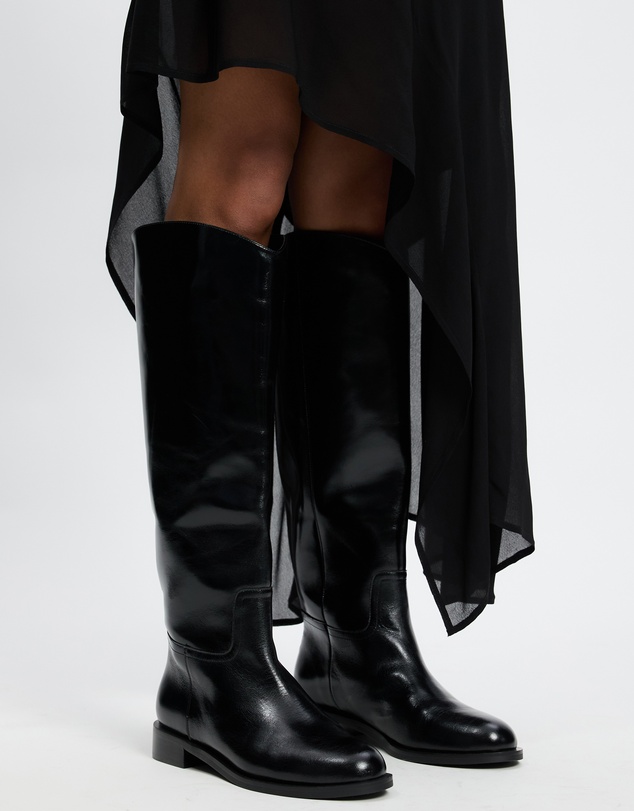 AERE - Knee High Leather Riding Boots