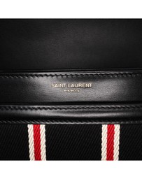 Pre-Loved by Azura Reborn - Pre-Loved Small Canvas Striped Solferino Satchel In Box