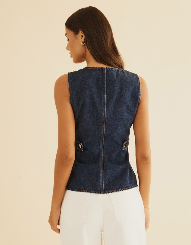 Atmos&Here - Ella Denim Vest