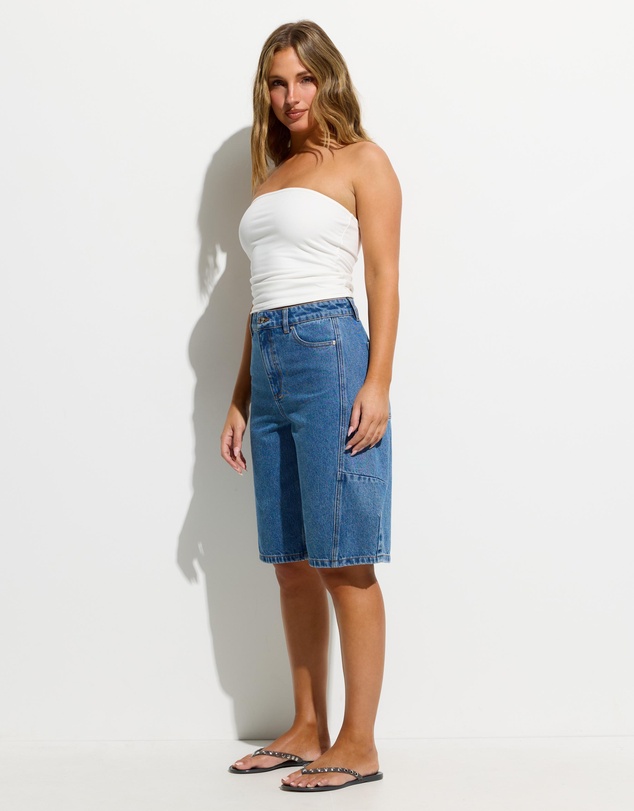 Dazie - Austin Mid Rise Barrel Jorts