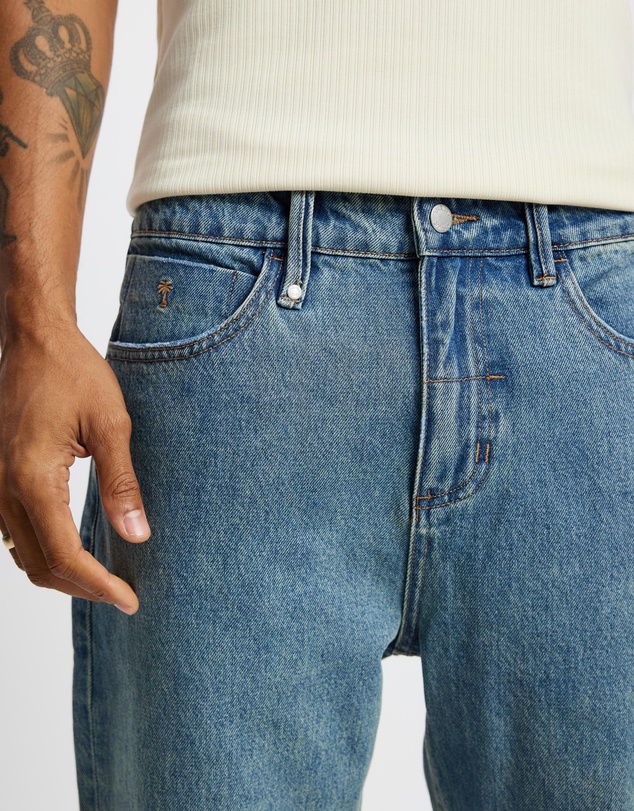 Thrills - ICONIC EXCLUSIVE - Chopped Denim Jeans