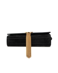 Pre-Loved by Azura Reborn - Pre-Loved Small Suede Monogram Kate Tassel Crossbody