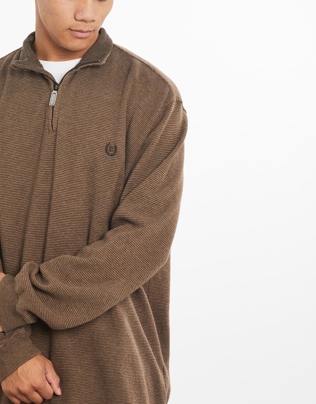 Vintage by The Real Deal - Pre Loved - Vintage Chaps Ralph Lauren Quarter Zip Sweatshirt