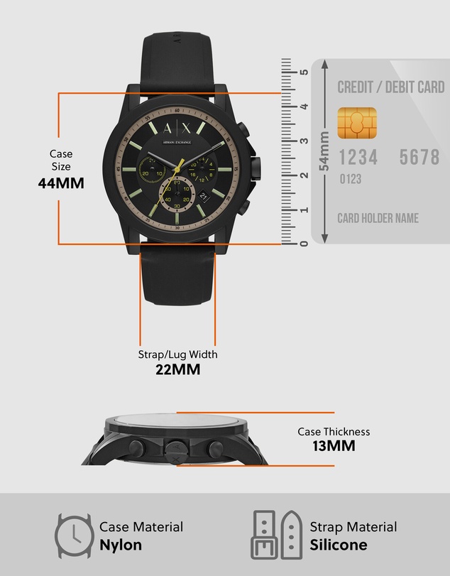 Armani Exchange - Armani Exchange Black Watch AX1343