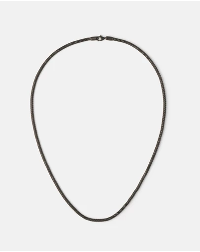 Daniel Wellington - Tide Mesh Necklace Graphite 2.8mm