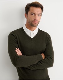Sportscraft - Merino V Neck Knit