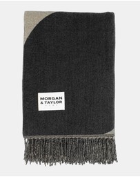 Morgan & Taylor - Saylor Throw Blanket in Tan Brown