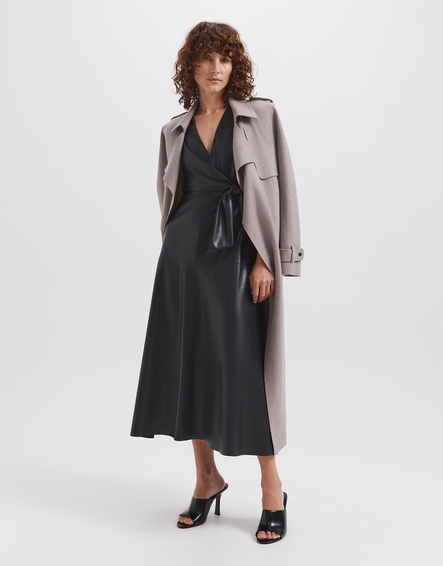 SABA - Mimi Faux Leather Dress