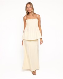 Petal & Pup - Carson Pleated Top - Butter Yellow