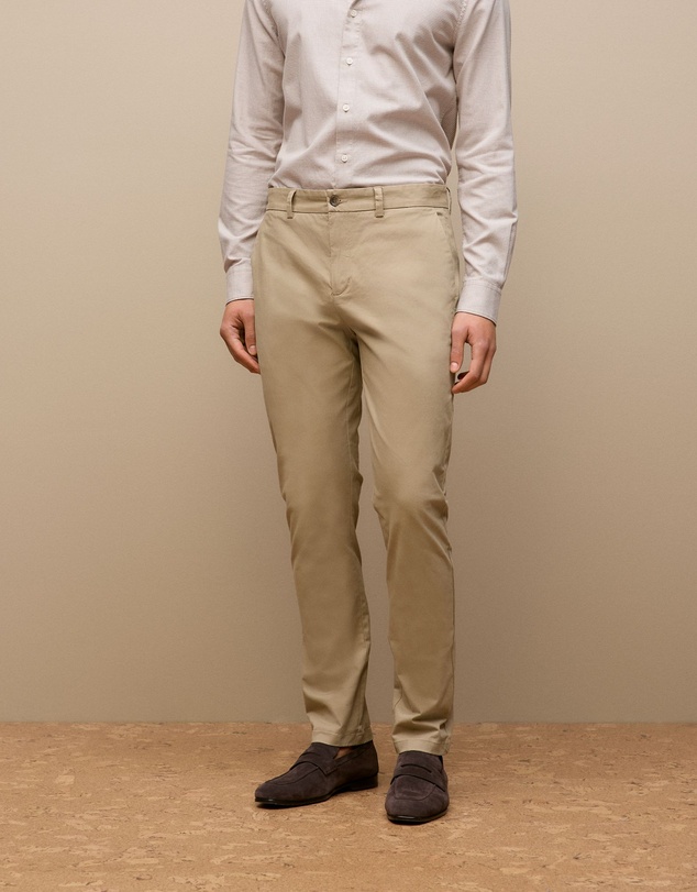 Trenery - Slim Fit Chino Pant in Desert