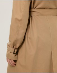 Tussah - Ada Double Breasted Belted Trench Coat