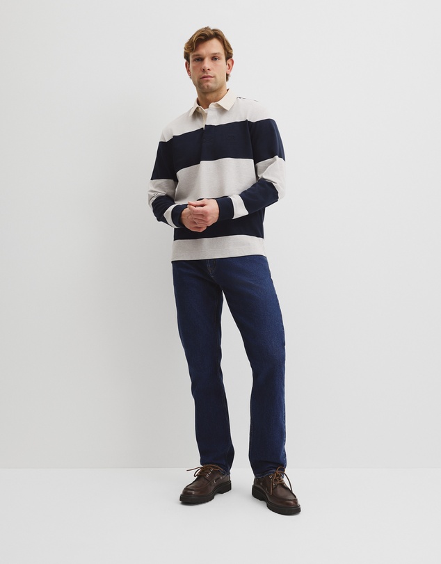 Country Road - Australian Cotton Stripe Rugby Polo