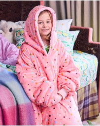 Kip&Co - Polkadot Kuddle Hooded Oversized Sweater - Kids