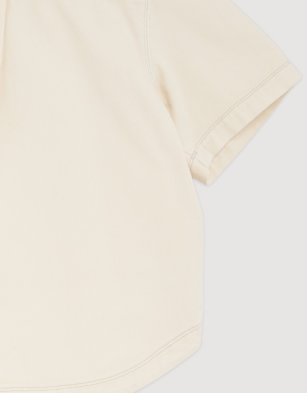 Revibe - Repaired Assembly Label Cotton Short Sleeve Shirt
