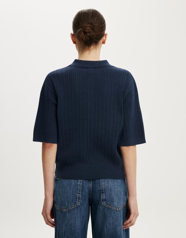 Cotton On - SS Boxy Polo Knit Jumper