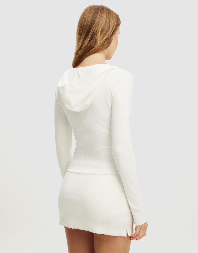 Cotton On Body - Dreamy Soft Pointelle Hooded Cardi