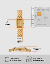 Michael Kors - Essex Gold Tone Analogue Watch