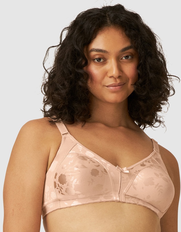 Naturana - Wide Strap Wireless Minimiser Bra