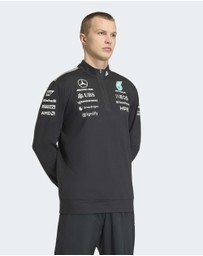 adidas Performance - MERCEDES - AMG PETRONAS FORMULA 1 TEAM ENGINEERS QUARTER ZIP Sweatshirt Mens
