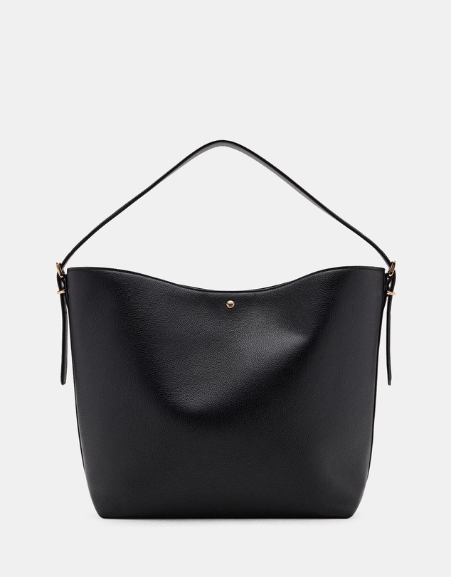 M.N.G - Faux-Leather Bucket Handbag