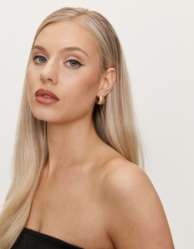 Reh Studios - Avery Hoops - Gold