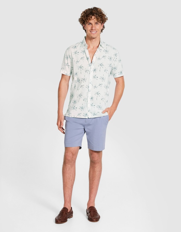 Tarocash - Neeson Linen Palm Shirt