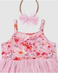 WITH LOVE FOR KIDS - Tutu Onesie & Headband Set - Babies